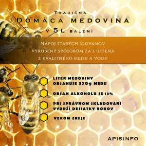 Domáca medovina 5 litrov